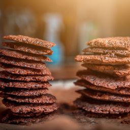 Herrlichstes Geknusper mit zartem Schmelz: Grandiose Schoko-Cookies mit Fleur de sel