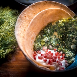 Köstliches Kräuter-Omelette, das nach Orient schmeckt und duftet: Kuku Sabzi